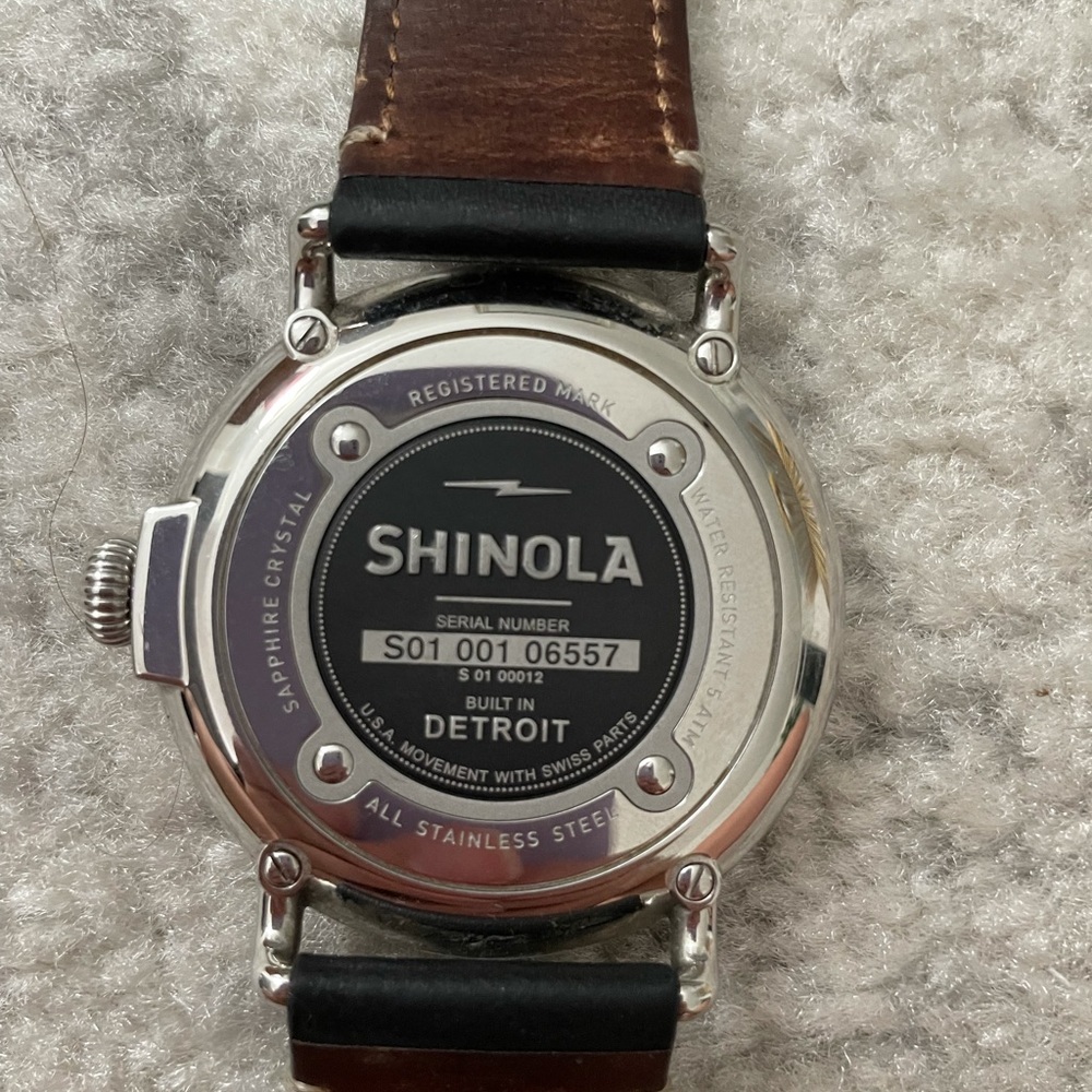 Shinola Runwell Stainless Steel Watch - Picture 4 of 7